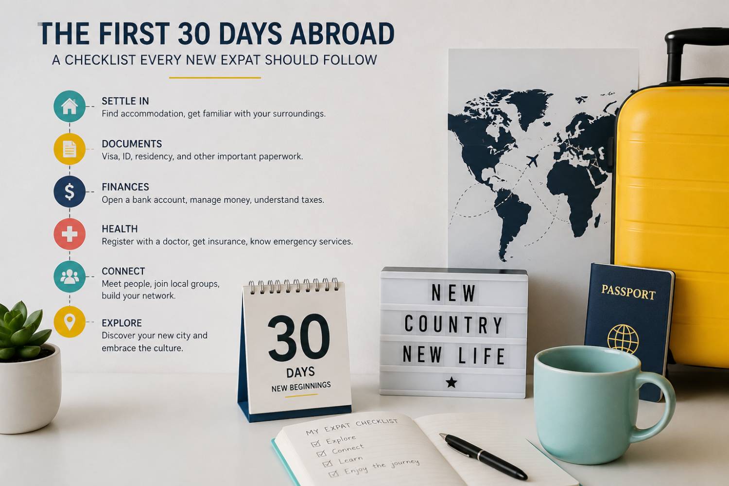The First 30 Days Abroad Checklist